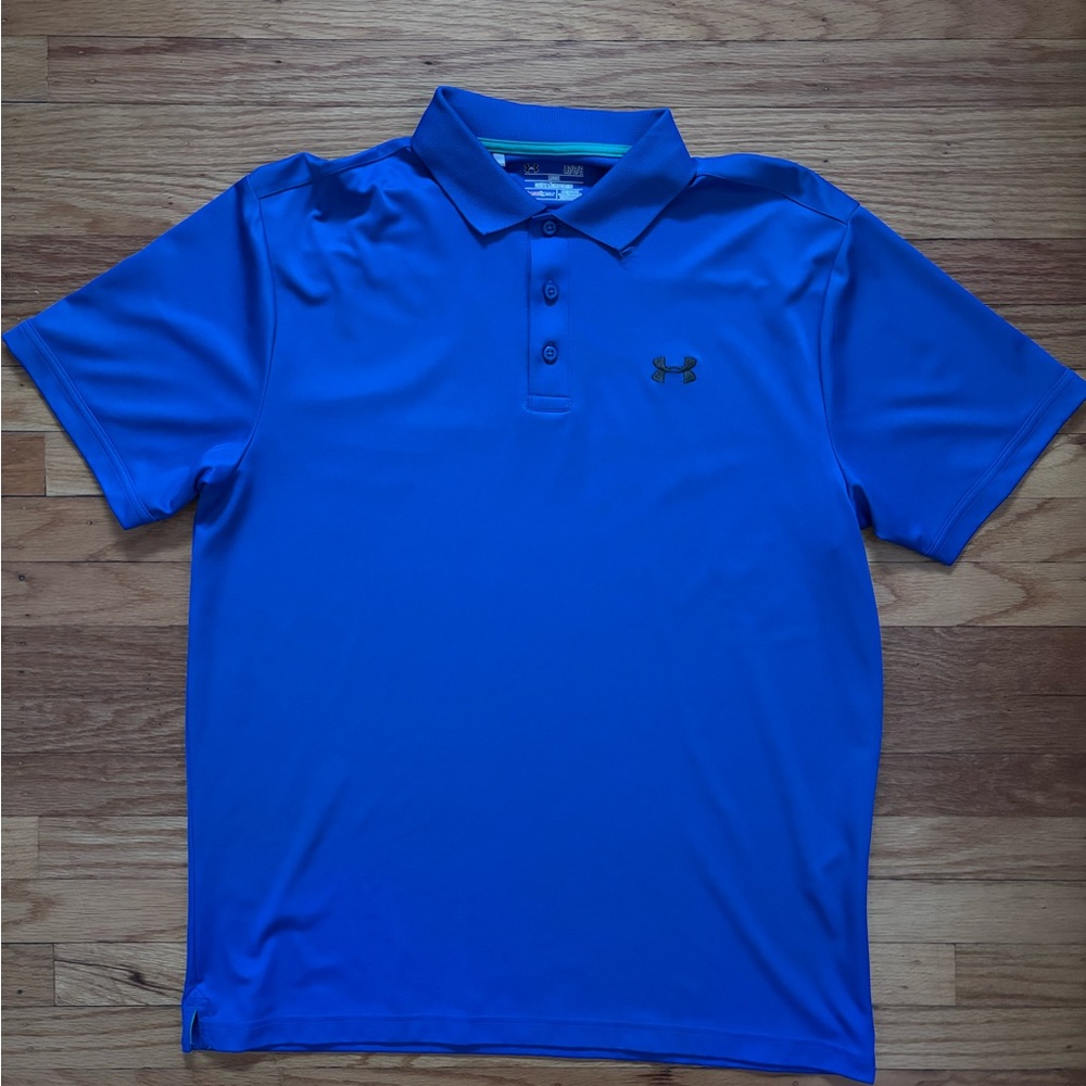 Under Armour Blue Golf Shirt
